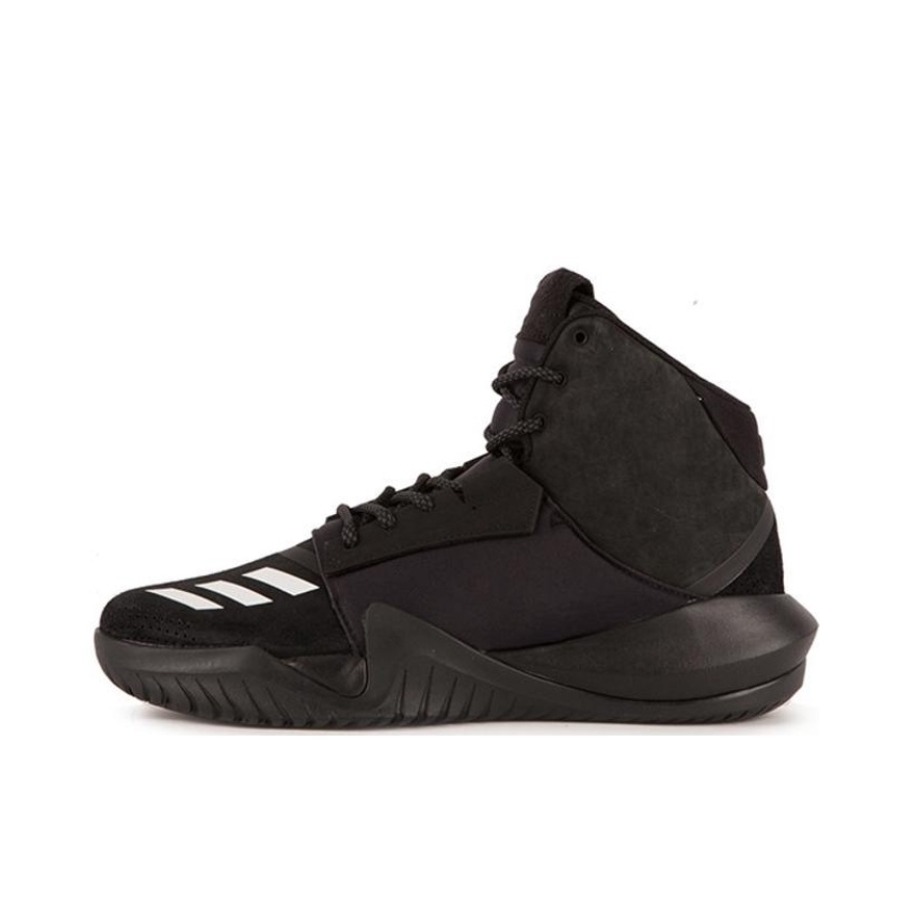 推荐商品：adidas Day One Crazy Team 舒适防滑 复古 篮球鞋 Black 黑白
