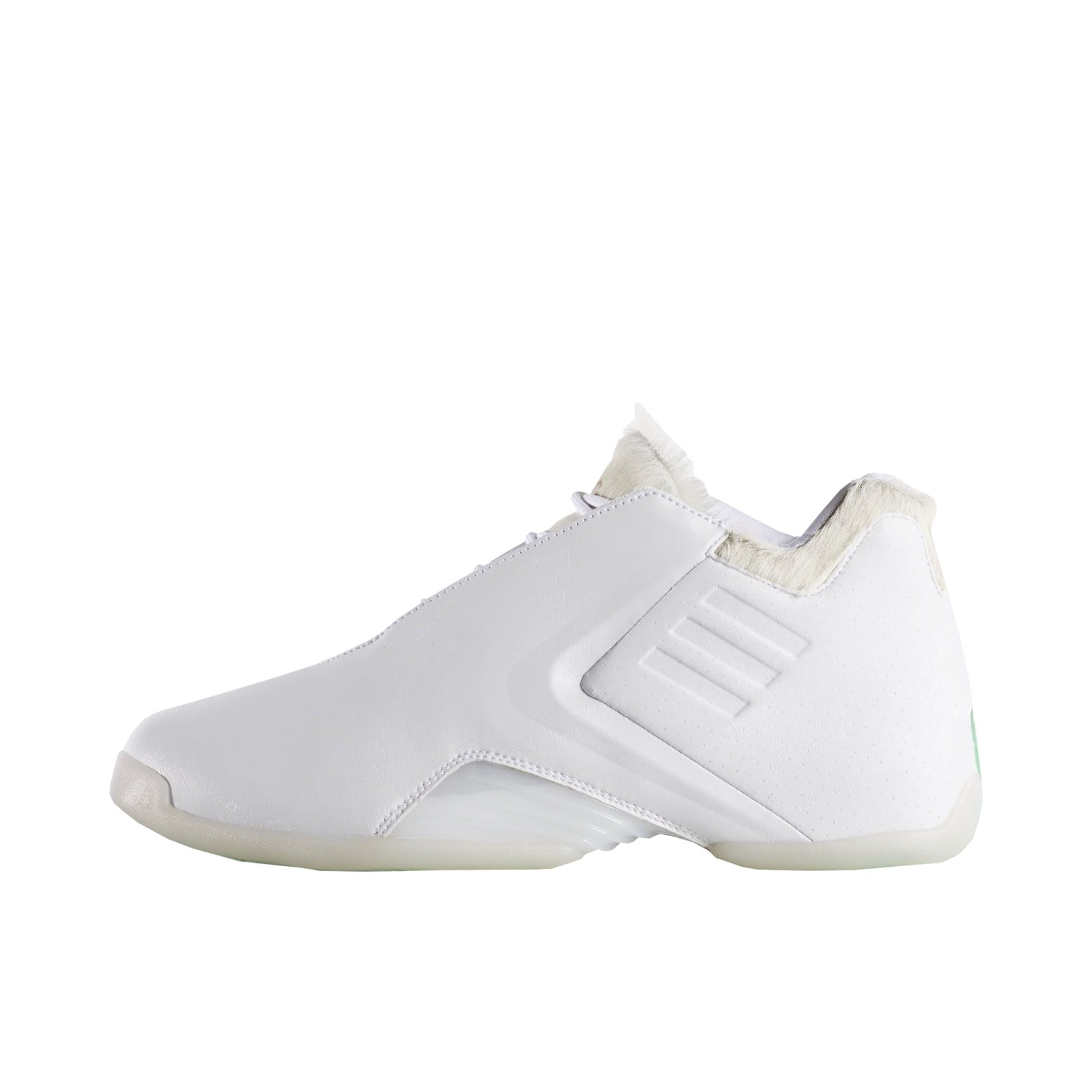 推荐商品：adidas T Mac 3 篮球鞋 缓震回弹防滑耐磨支撑轻便实战百搭舒适 Aurora Borealis Green Glow 纯白