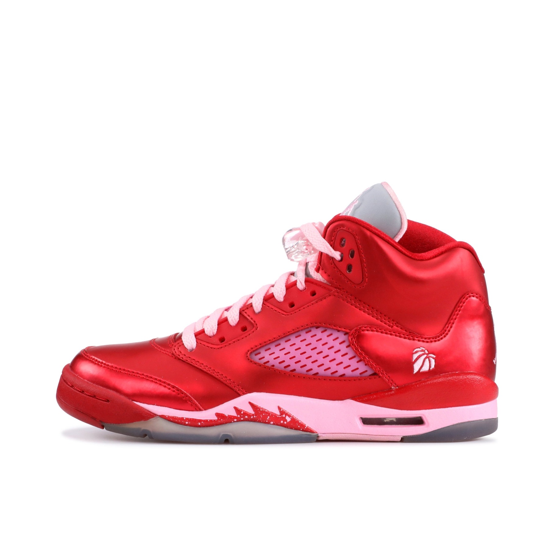 推荐商品：Air Jordan 5 运动休闲鞋 复古潮流透气防滑耐磨缓震实战支撑包裹性 Valentines Day 红色