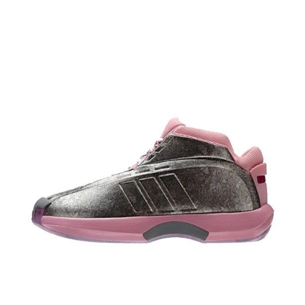 推荐商品：adidas Crazy 1 篮球鞋 复古防滑耐磨实战缓震轻便舒适 Florist John Wall 粉银