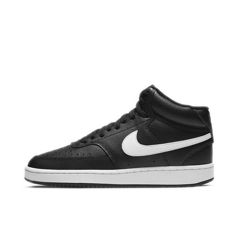 推荐商品：Nike Court Vision 板鞋 复古缓震抓地防滑轻便 Black/White 中帮/黑色/白色