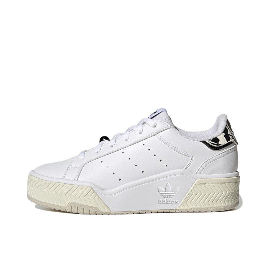 推荐商品：adidas Originals Court Tourino 板鞋 防滑耐磨轻便透气减震 白色/米色