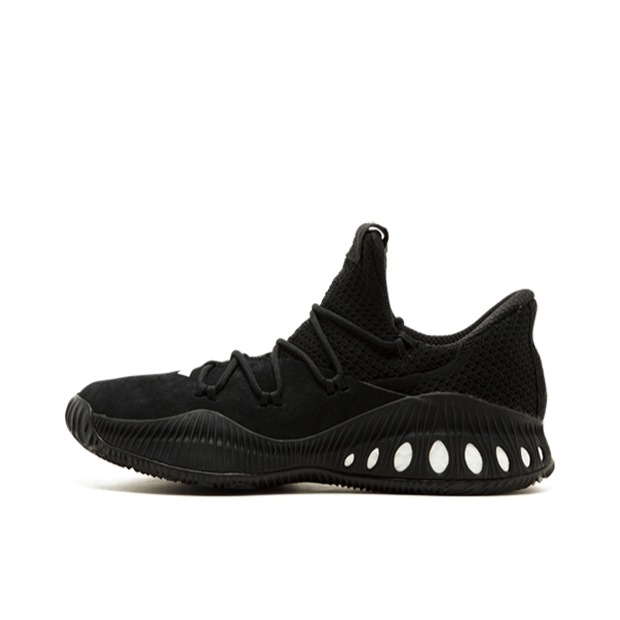 推荐商品：adidas Crazy Explosive 篮球鞋 防滑耐磨舒适透气轻便圆头实战时尚百搭减震 Low Day One Black 全黑Low