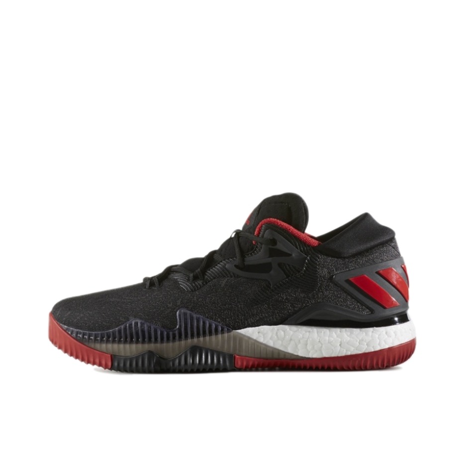 推荐商品：adidas Crazylight Boost 2016 篮球鞋 防滑耐磨减震实战圆头舒适百搭 Bred/Black/Red 黑红灰