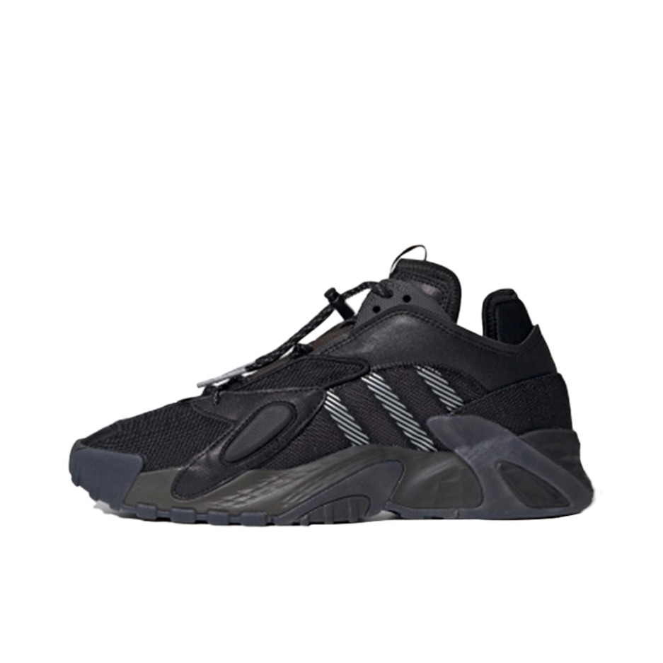 推荐商品：adidas Originals Streetball 2019 防滑耐磨 经典复古 缓震回弹 透气 实战 篮球鞋 Black 黑