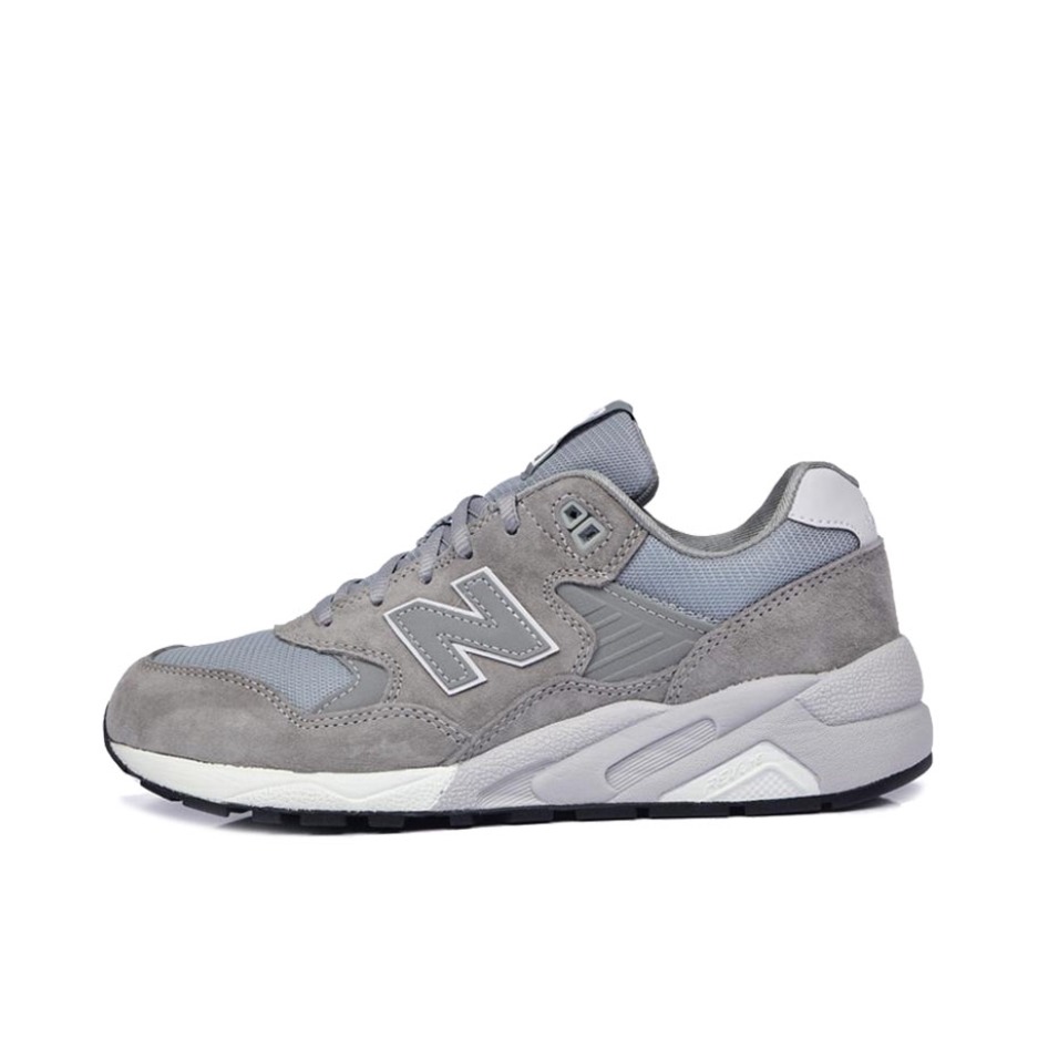 推荐商品：New Balance 580 潮流复古 减震防滑 轻便透气 耐磨 舒适 织物 低帮百搭 运动休闲鞋 元祖灰