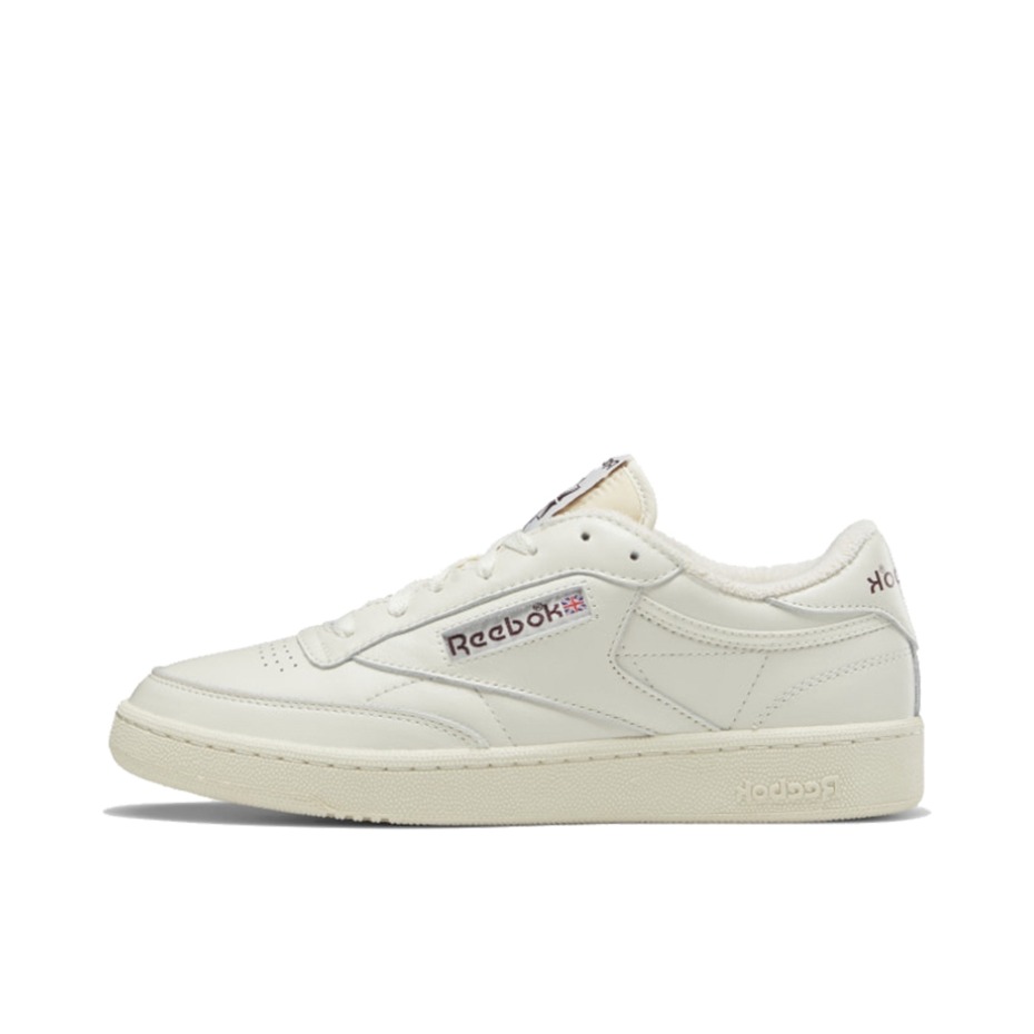 推荐商品：Reebok/锐步 Club C 潮流复古 百搭 舒适轻便 防滑耐磨 运动 T头 板鞋 White/Black 低帮/白色/黑色