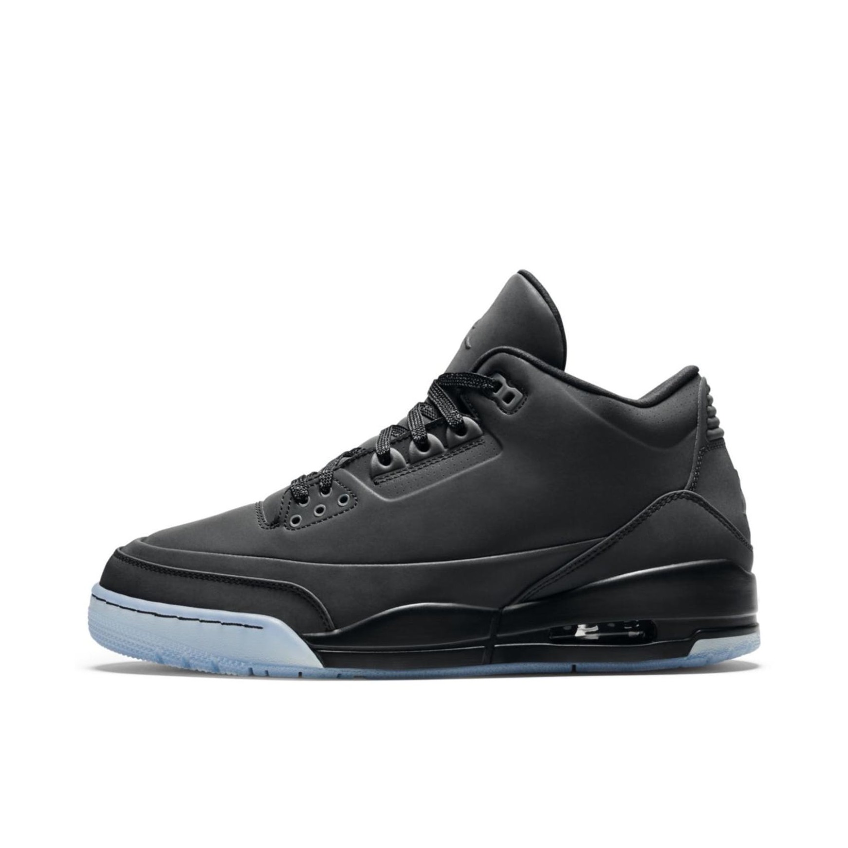 推荐商品：Air Jordan 3 运动休闲鞋 潮流复古抓地支撑缓震合成革圆头 5Lab3 Black 反光黑