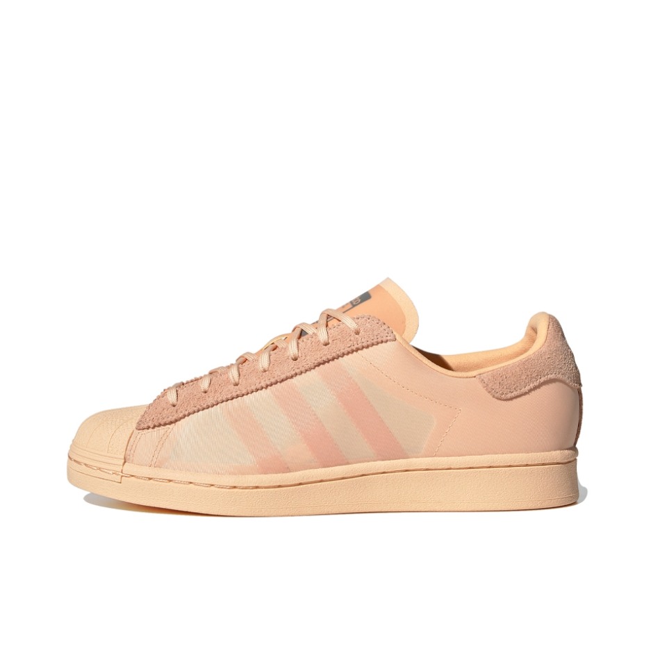 推荐商品：【宋雨琦同款】 adidas Originals Superstar 板鞋 轻便贝壳头薄底舒适百搭耐磨复古 亮光橙/黑色