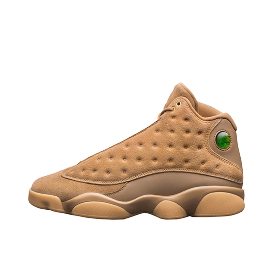 推荐商品：Air Jordan 13 篮球鞋 zoom air缓震支撑抓地减震防滑舒适拼接复古耐穿 Wheat 麂皮小麦