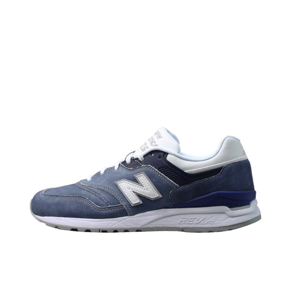 推荐商品：New Balance 997.5 跑鞋 防滑耐磨网布透气减震轻便复古时尚 牛仔蓝