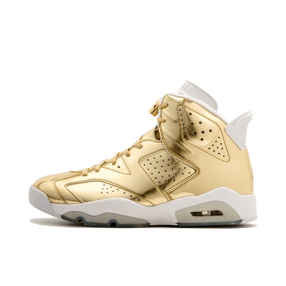 推荐商品：Air Jordan 6 运动休闲鞋 复古耐磨防滑缓震支撑合成革 Pinnacle Metallic Gold 奥斯卡