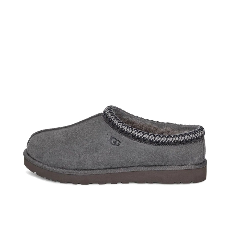 推荐商品：UGG Tasman 运动休闲鞋 编织花边一脚蹬厚底舒适防滑耐磨圆头百搭简约 深灰