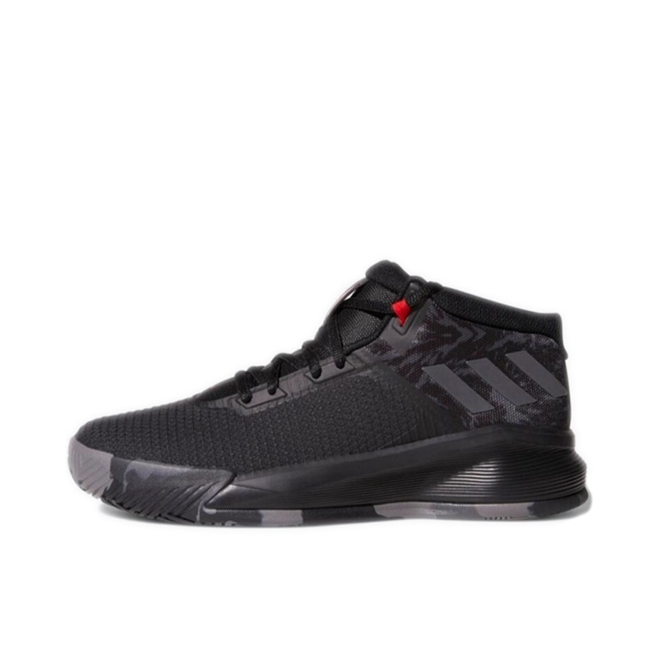 推荐商品：adidas D Lillard Brookfield 减震防滑 篮球鞋 Black/Grey/Red 黑