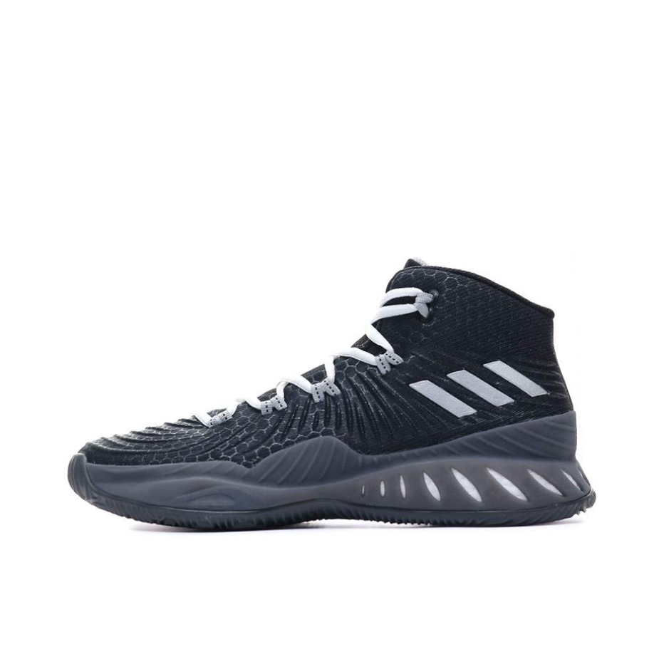 推荐商品：adidas Crazy Explosive 2017 篮球鞋 防滑耐磨舒适透气轻便百搭实战运动织物 Black Grey 黑白Mid