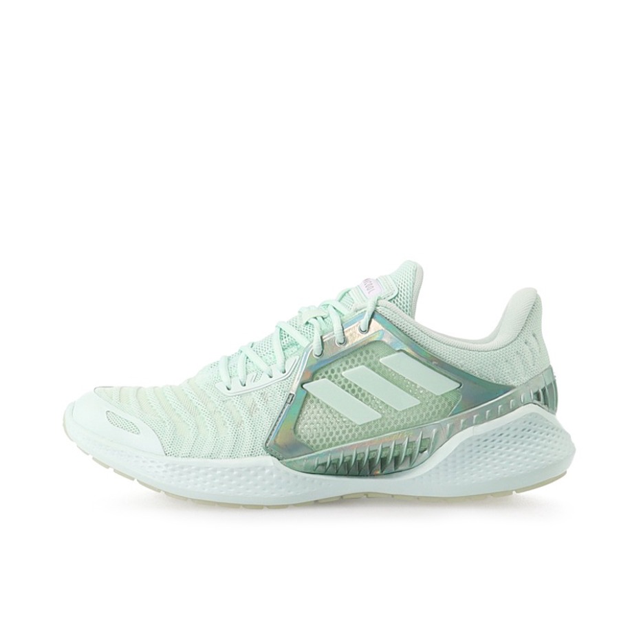 推荐商品：adidas Climacool Vent Summer.Rdy 跑鞋 缓震防滑耐磨网面透气运动织物合成革 浅绿