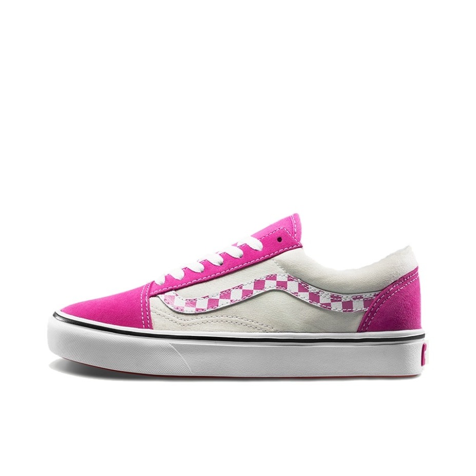 推荐商品：Vans/范斯 Old Skool 滑板鞋 板鞋 轻便防滑复古舒适经典 Rose/Beige ComfyCush/紫罗兰