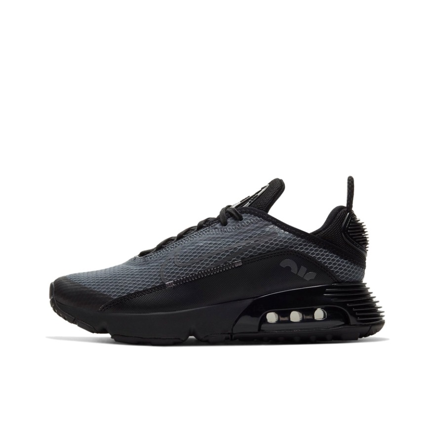 推荐商品：Nike Air Max 2090 跑鞋 缓震耐磨轻便透气潮流休闲舒适织物运动圆头回弹 Black GS/煤黑