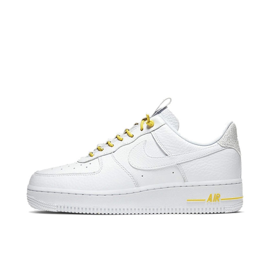 推荐商品：Nike Air Force 1 空军一号 板鞋 轻便舒适百搭耐磨防滑复古 White/Yellow 低帮/白/铬金黄