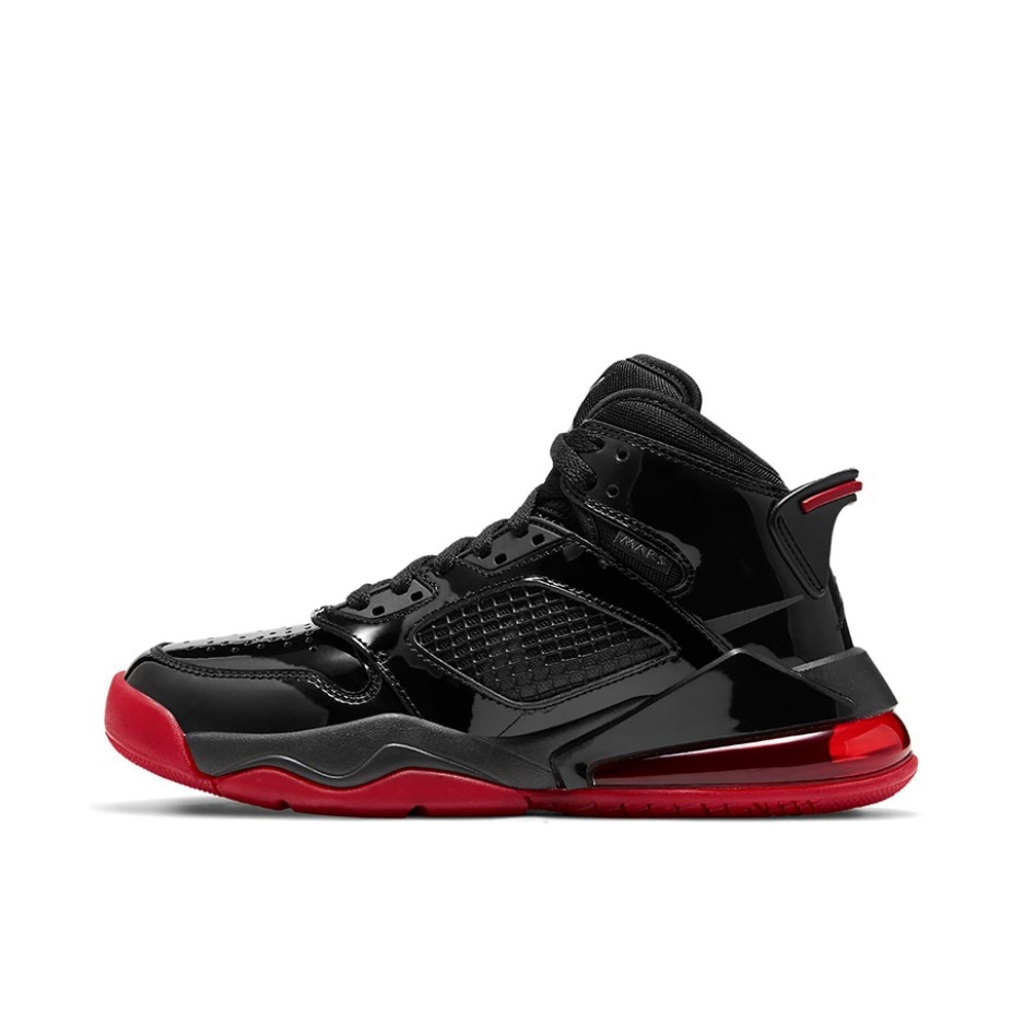 推荐商品：Air Jordan Mars 270 运动休闲鞋 复古时尚舒适减震防滑耐磨实战气垫网布织物 Bred 黑色/红色