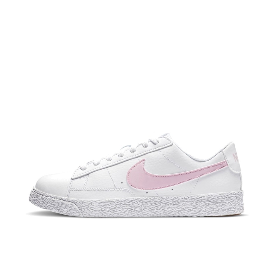 推荐商品：Nike Blazer 板鞋 经典复古防滑舒适百搭 白色/泡沫粉Low