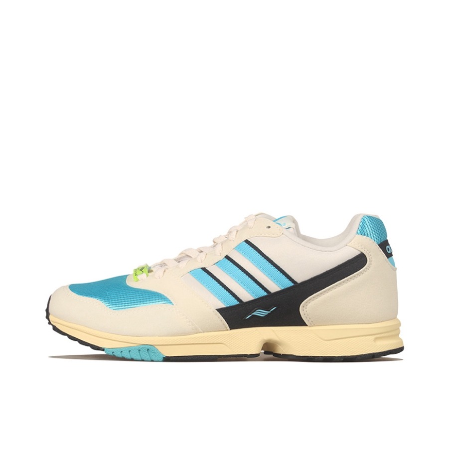 推荐商品：adidas Originals ZX 1000 C 缓震耐磨 防滑 轻便透气 复古 跑鞋 米色/蓝色