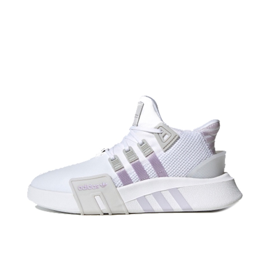 推荐商品：adidas Originals  EQT BASK ADV  防滑耐磨 减震回弹 轻便透气 复古百搭 休闲鞋 White/Grey/Purple 白色/灰色/紫色