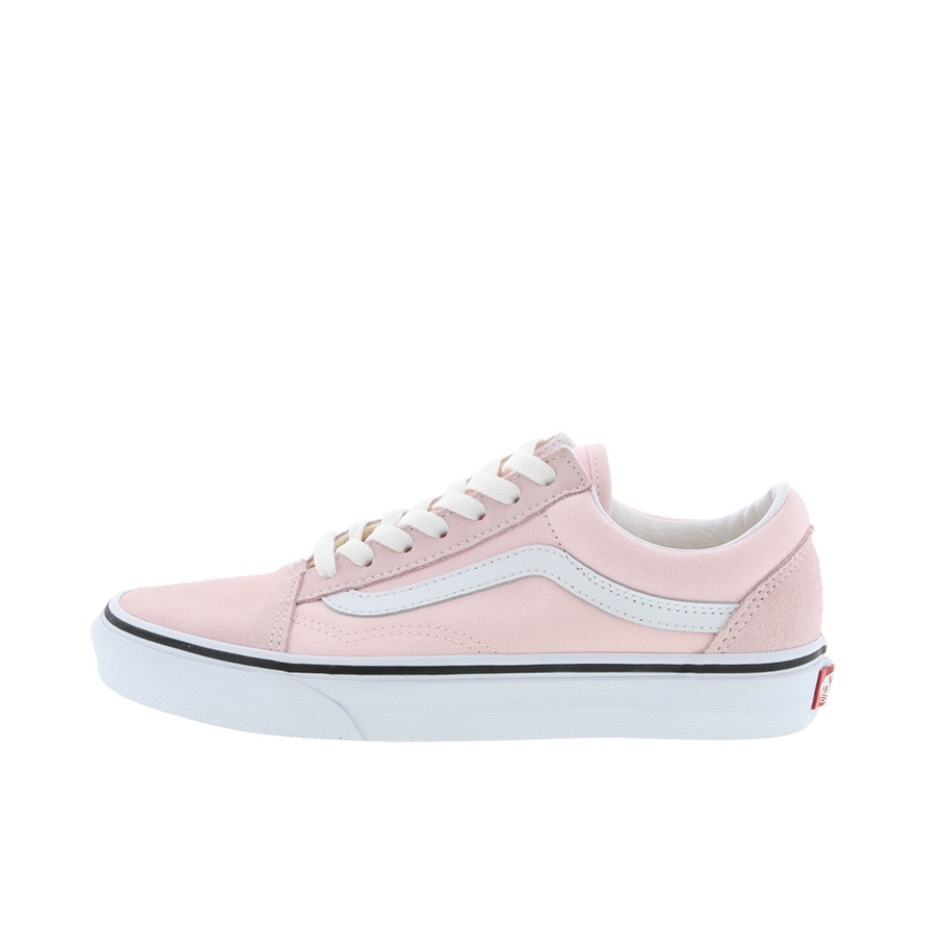 推荐商品：Vans/范斯 Old Skool 滑板鞋 板鞋 轻便防滑复古舒适经典 浅粉色