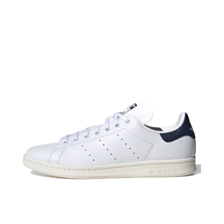 推荐商品：adidas Originals Stan Smith 板鞋 减震透气轻便低帮包裹性 白/藏青尾