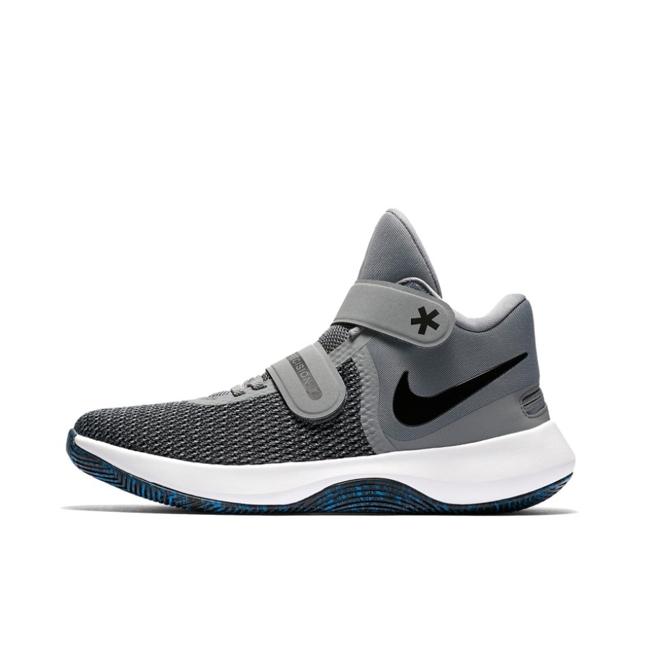 推荐商品：Nike Air Precision 2 精密2 实战 防滑透气 魔术扣 篮球鞋 Grey/Black 灰色/黑色
