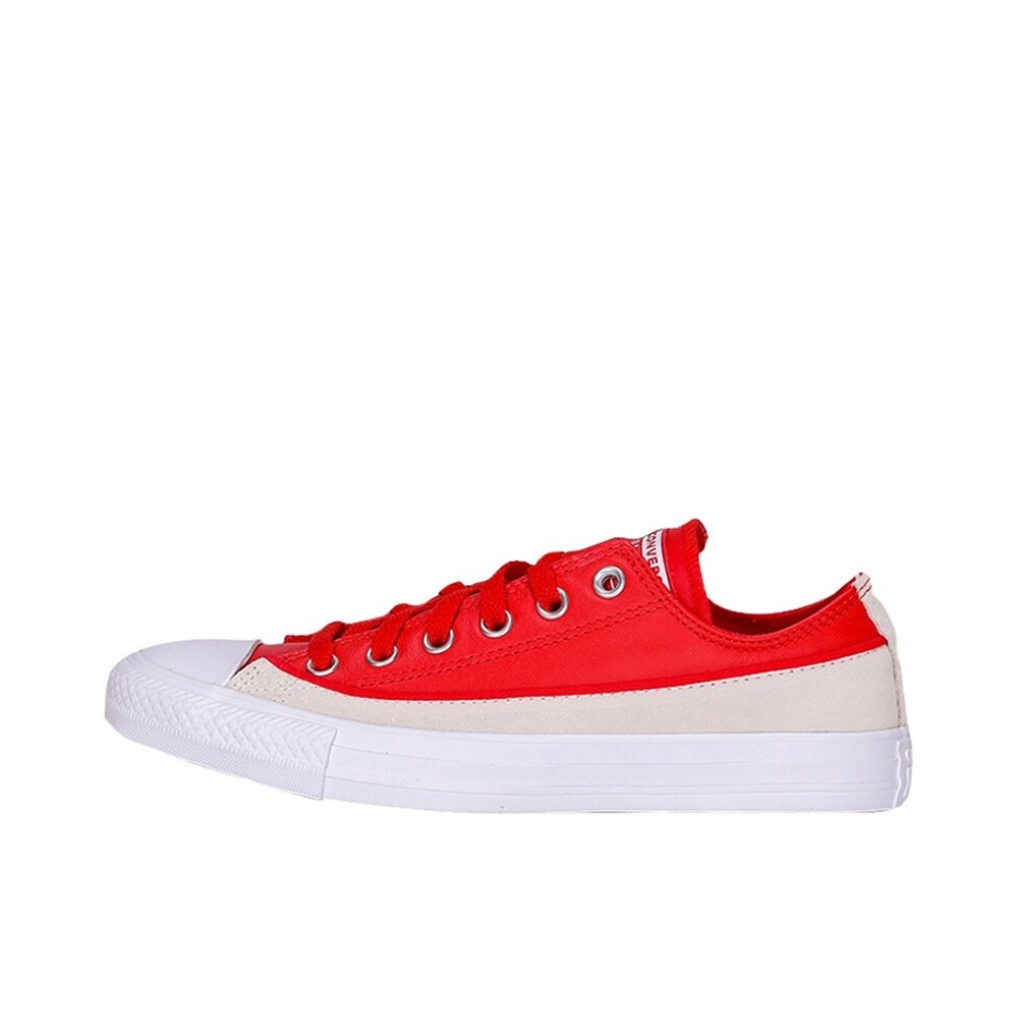 推荐商品：Converse/匡威 Chuck Taylor All Star 帆布鞋 常青款轻便防滑耐磨百搭复古圆头减震贴合高帮 低帮/红色/白色