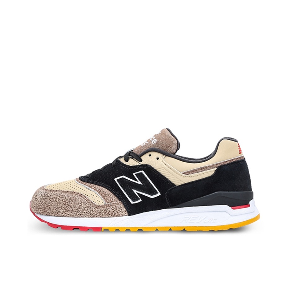推荐商品：New Balance 997.5 跑鞋 防滑耐磨网布透气减震轻便复古时尚 Black/Brown 棕色/黑色