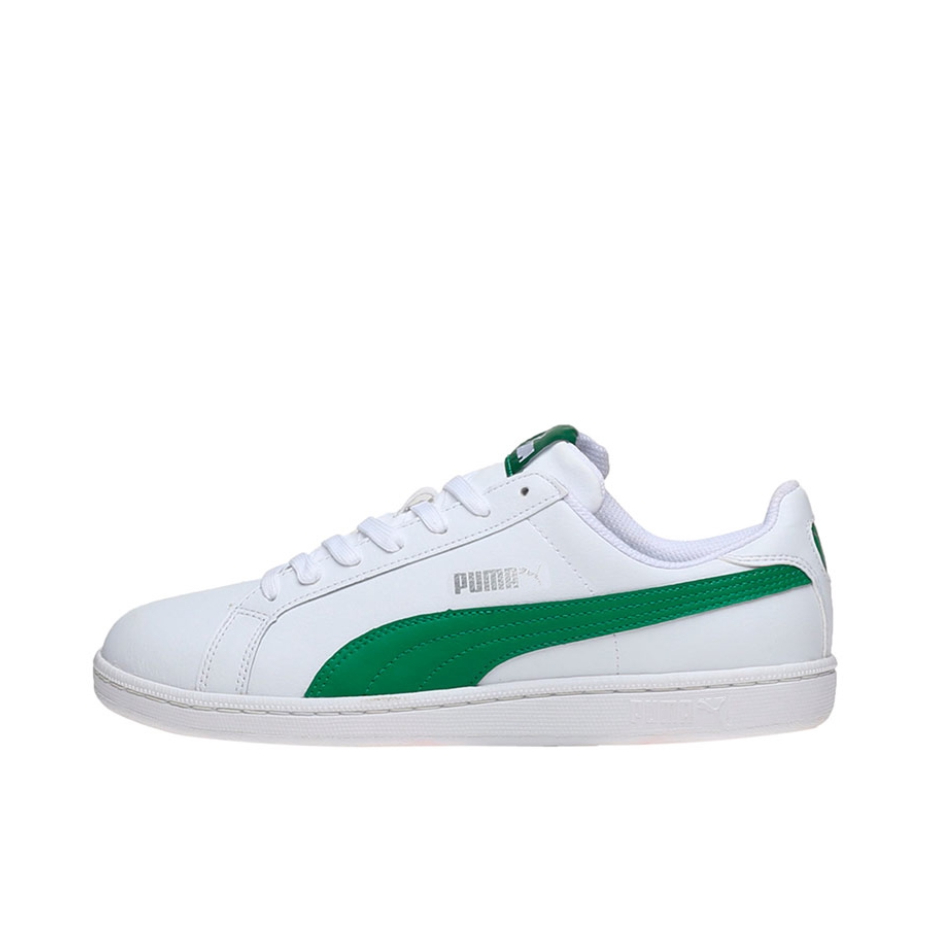 推荐商品：Puma/彪马 Smash 板鞋 防滑耐磨轻便透气休闲复古运动情侣 White/DarkGreen 白/绿
