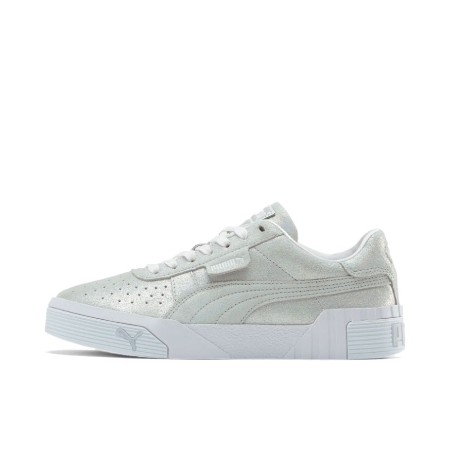 推荐商品：Puma/彪马 Cali 板鞋 时尚复古减震回弹增高防滑耐磨舒适透气厚底 银色