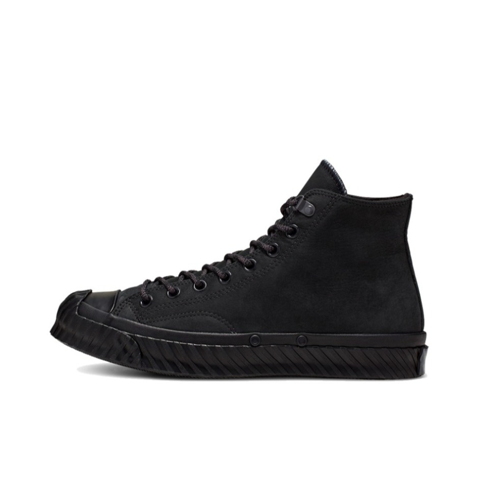 推荐商品：Converse/匡威 1970s 帆布鞋 圆头防滑经典复古轻便时尚拼接百搭 Almost Black/Black 纯黑/翻毛皮