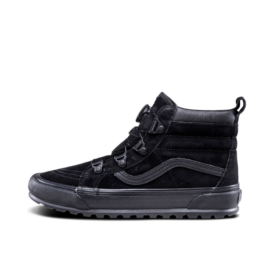 推荐商品：Vans/范斯 SK8-Hi 板鞋 潮流经典拼接复古街头厚底 Black 纯黑机能