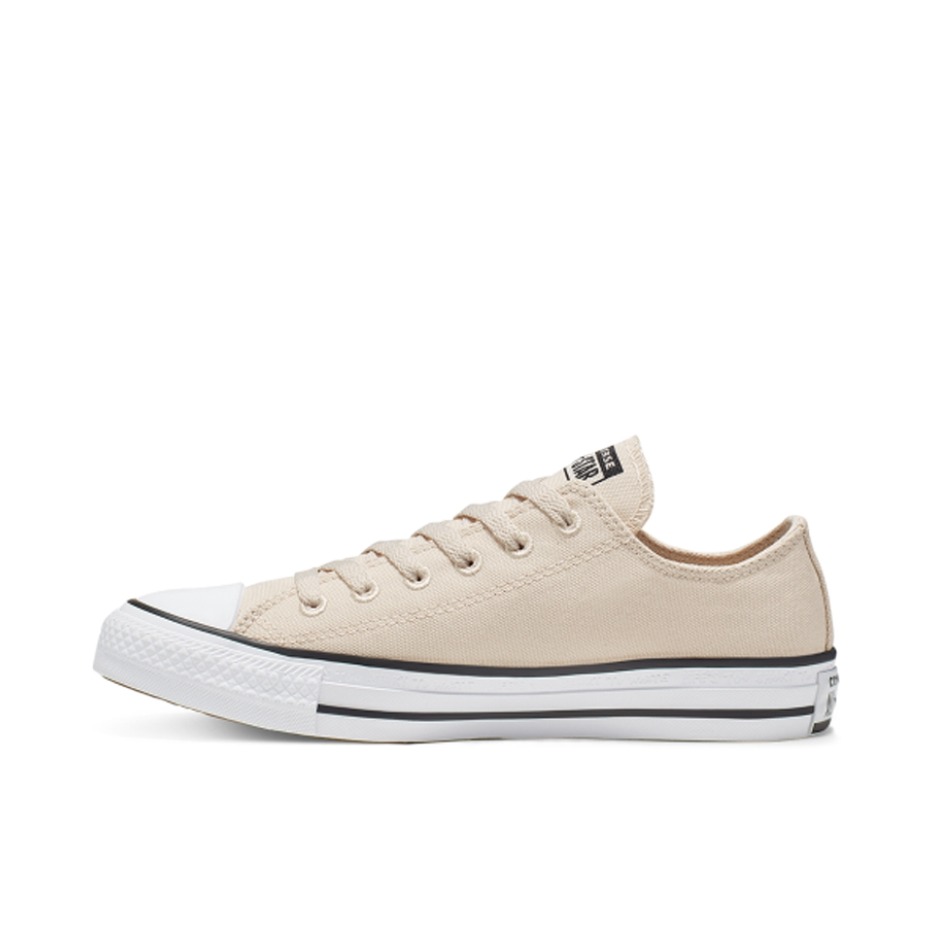 推荐商品：Converse/匡威 Chuck Taylor All Star 帆布鞋 常青款轻便防滑耐磨百搭复古圆头减震贴合高帮 OldLace 米白色Low