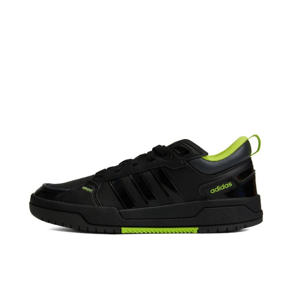 推荐商品：adidas Neo 100DB 板鞋 休闲舒适轻便复古透气耐磨防滑 低帮/黑色/绿色