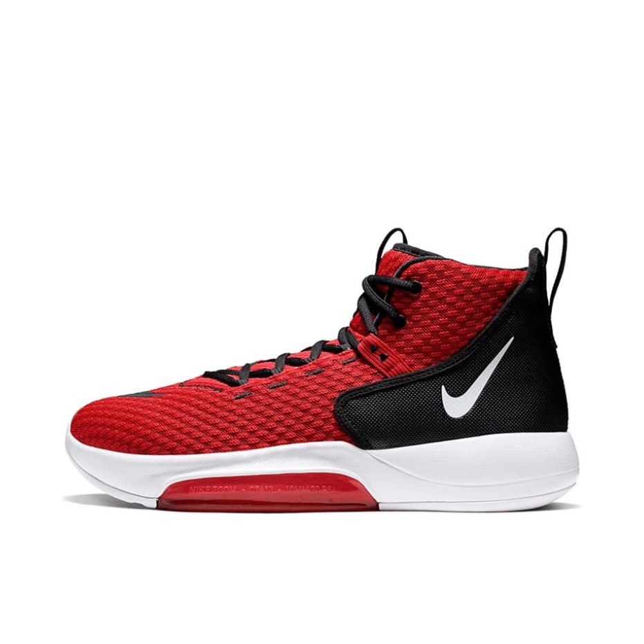 推荐商品：Nike Zoom Rize 1 减震回弹 防滑耐磨 舒适透气 实战 织物 支撑 时尚百搭 篮球鞋 University Red 大学红/黑色/白色