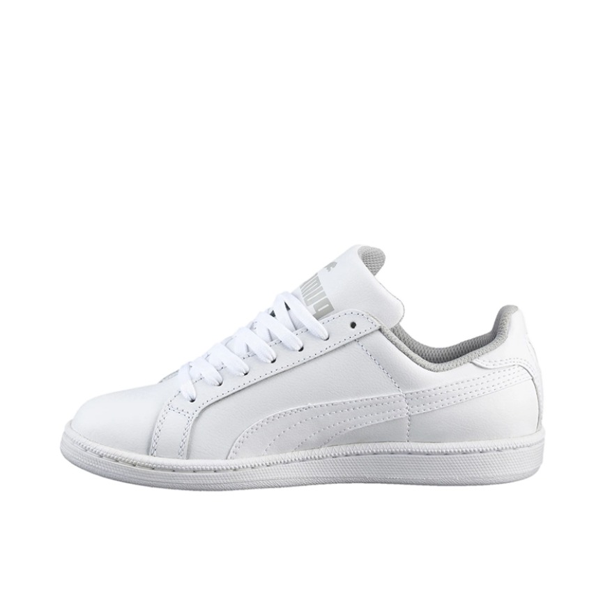 推荐商品：Puma/彪马 Smash 板鞋 防滑耐磨轻便透气休闲复古运动情侣 White/LightGray 白灰