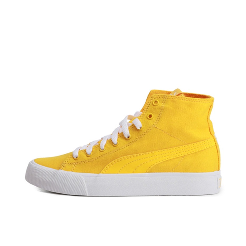 推荐商品：Puma/彪马 Bari 时尚复古 防滑耐磨 轻便透气 休闲 帆布鞋 黄白