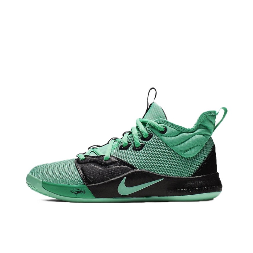 推荐商品：Nike Paul George PG 3 保罗乔治3代 篮球鞋 缓震实战合成革宇航员圆头NASA Menta Green 绿黑