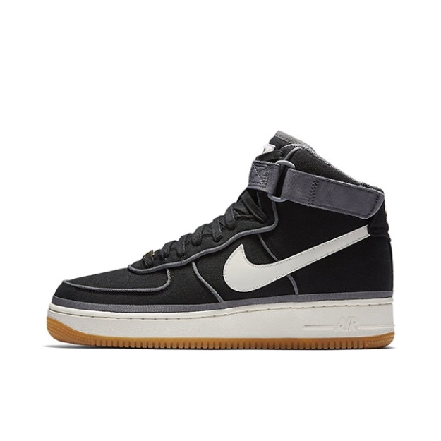 推荐商品：Nike Air Force 1 空军一号 板鞋 轻便舒适百搭耐磨防滑复古 Mid Black Sail Team Orange 黑白棕