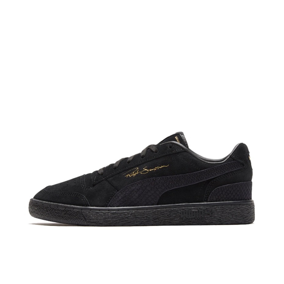 推荐商品：Puma/彪马 Ralph Sampson 板鞋 经典复古防滑耐磨减震透气防水垫 黑色/翻毛皮Low