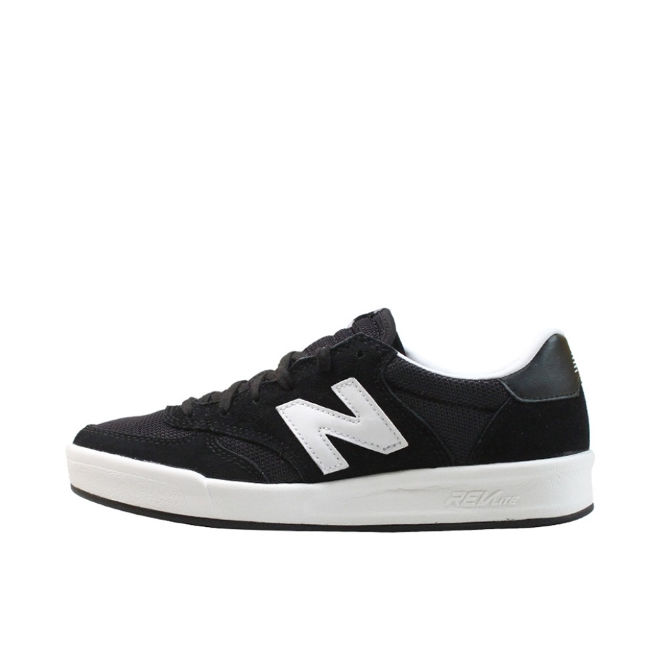 推荐商品：New Balance 300 时尚复古 防滑耐磨 舒适透气 轻便 运动 简约 经典 休闲鞋 黑色白底