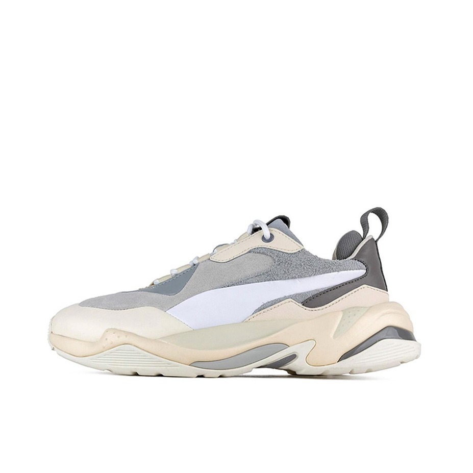 推荐商品：Puma/彪马 Thunder 运动休闲鞋 时尚复古防滑耐磨透气厚底圆头 DarkGrey/White 奶白/白灰