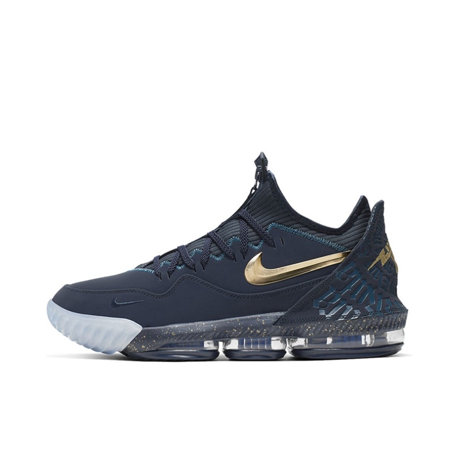 推荐商品：Nike Zoom LeBron 16 詹姆斯 缓震回弹 防滑耐磨 圆头 实战 篮球鞋 Obsidian/Metallic Gold 黑曜石/金属金