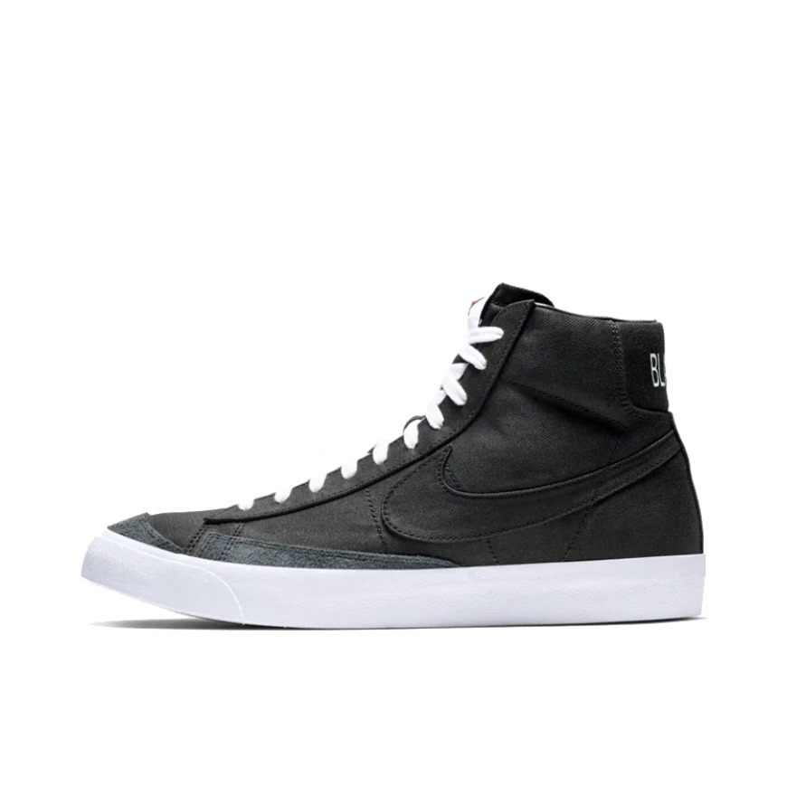 推荐商品：Nike Blazer 板鞋 经典复古防滑舒适百搭 Black/White 黑Mid/1977PACK