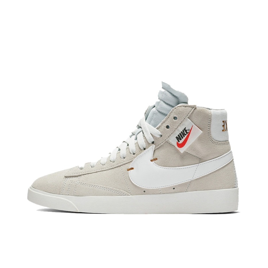 推荐商品：Nike Blazer 板鞋 经典复古防滑舒适百搭 Off White/Summit White/Pure Platinum 浅粉/灰蓝
