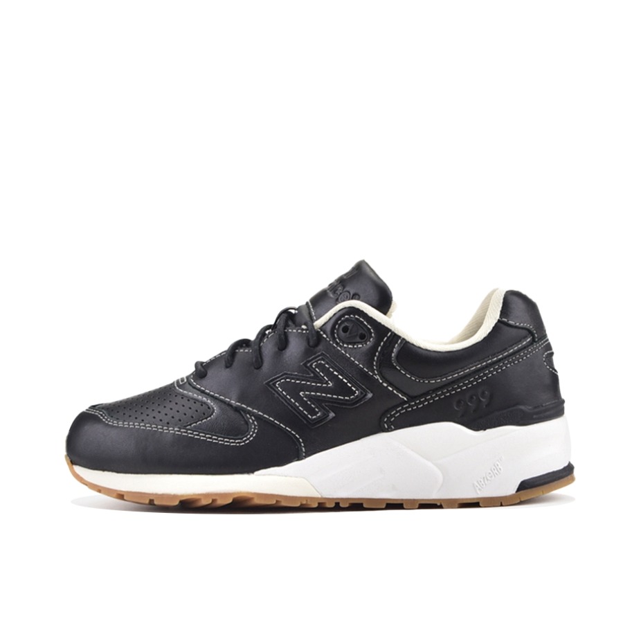 推荐商品：New Balance 999 跑鞋 减震防滑轻便透气耐磨复古经典合成革织物低帮 黑色